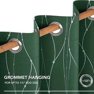 Forest Green Blackout Curtains